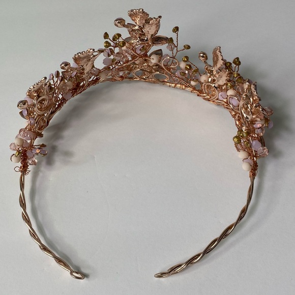 Gold & Pink Gem Crown (Size OS) - Picture 4 of 6